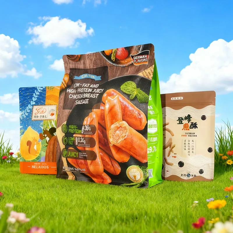 पर्यावरण-अनुकूल क्राफ्ट पेपर सूखे फल और अखरोट पैकेजिंग बैग